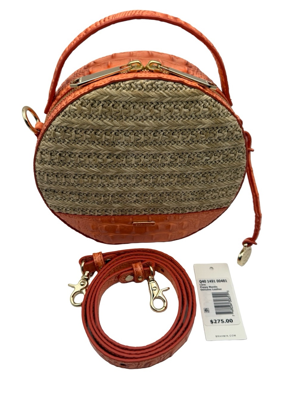 Brahmin Lane in Poppy Mantle